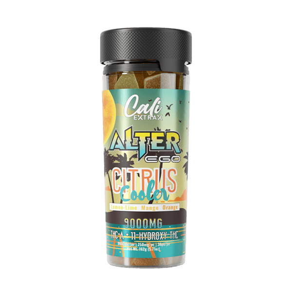 Cali Extrax Alter EGO 9000mg Gummies Citrus Cooler